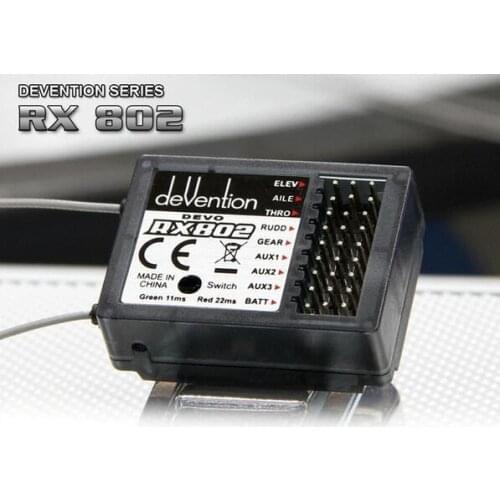 Walkera RX802 2.4Ghz 8 Channel Receiver for Walkers DEVO 6S/7/7E/8S/10 Transmitter