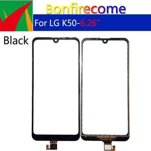 10Pcs\lot For LG K50 LM-X520HM Touch Screen Glass Digitizer Panel Sensor Replacement repair parts