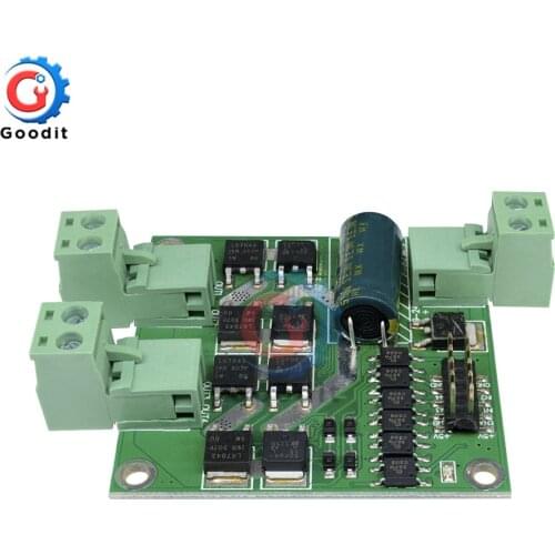 12V/24V 7A 160W Dual DC Motor Drive Module Reversing PWM Speed Dual H Bridge Stepper Motor L298N Controlled