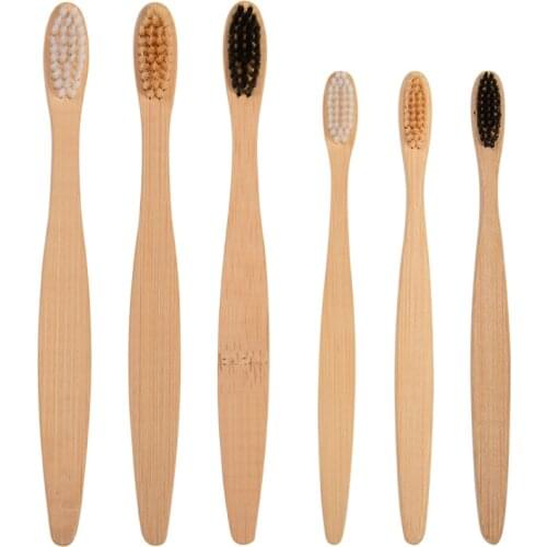 3PC Soft Bamboo Toothbrush Dropshipping Eco Friendly Products Adult Tooth Brush Whitening Teeth Oral Care Portable Travel Use
