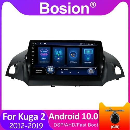 Bosion DSP IPS GPS For Ford Kuga 2 Escape 3 2012 - 2019 Android 10 Car Radio Multimedia Video Player Navigation GPS 2 Din