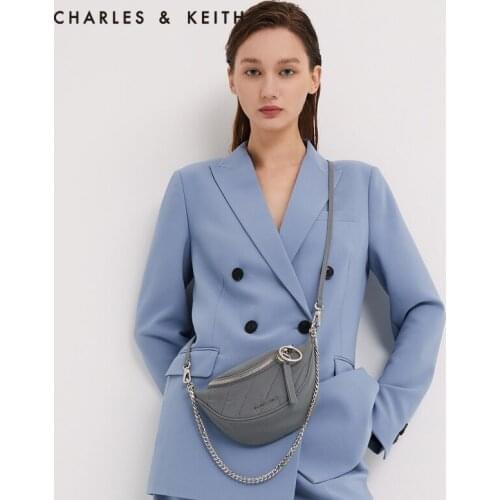 CHARLES&KEITHNew Arrival for Spring2021CK2-80151004-2 Ladies chain belt bag