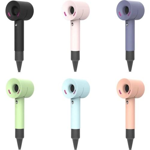 Hair Dryer Case Cover for Dyson Soft Silicone Gel Portable Dust Proof Blower Protective Skin Cover for Supersonic Hair Dryer