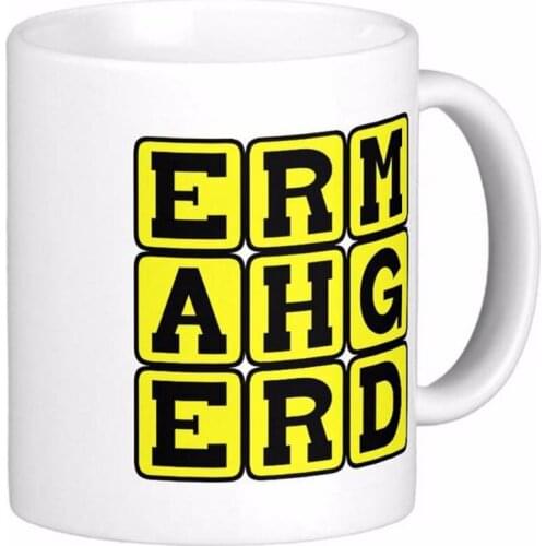 Ermahgerd Internet Meme White Coffee Mugs Tea Mug Customize Gift By LVSURE Ceramic Mug Travel Coffee Mugs