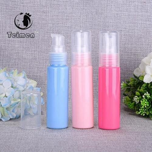 30ml Cosmetic Push Pump Bottle Lotion Cream Packing Bottle Plastic Container Cosmetic Bottle Dispenser Travel Containers