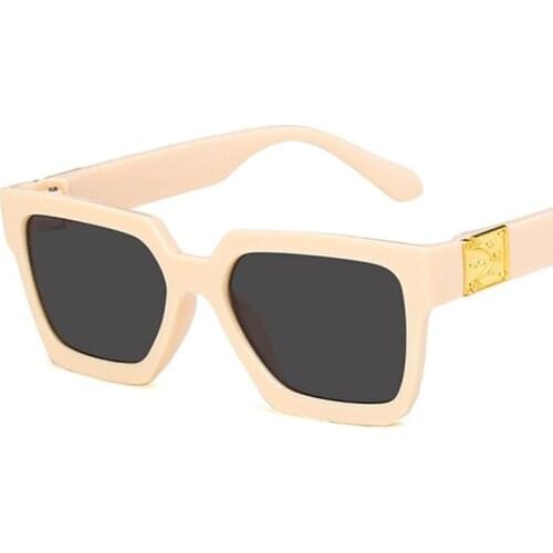 Classic Anti-Reflective Kids Sunglasses Vintage Square Plastic Frame Boys And Girls Fashion Children Outdoor Sunglasses Uv400