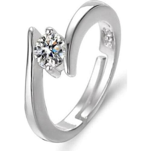 Korean Girl Ring 2021 Fashion New Ring Bride Wild Crystal Ring Goddess Of Destiny Trend Opening Adjustable Ring Wedding Rings