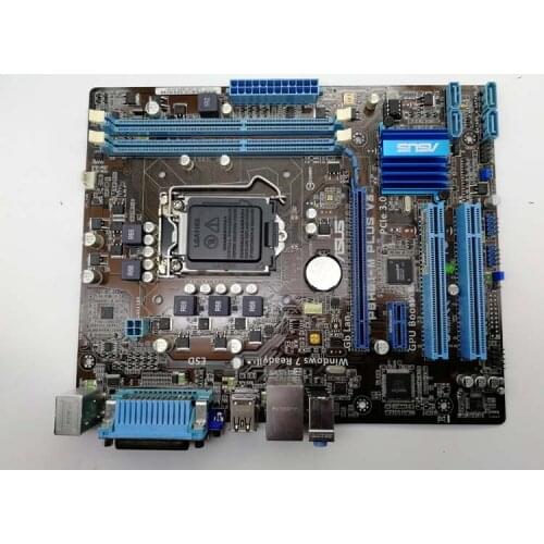 Free shipping original motherboard for ASUS P8H61-M PLUS V3 DDR3 LGA 1155 16GB USB2.0 for I3 I5 I7 22/23nm Desktop motherborad