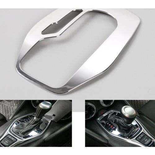YAQUICKA Car Gear Shift Panel Frame Cover Trim Styling Sticker For Chevrolet Camaro 2017+ Interior Accessories ABS