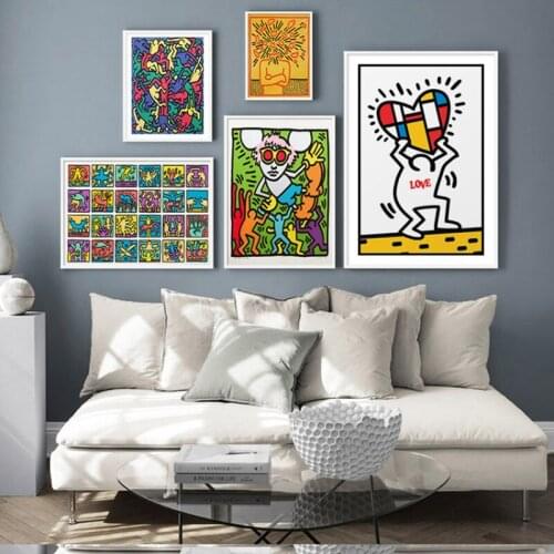 Wall Art Canvas Painting Classic Abstract Retrospect Nordic Posters And Prints Love Pictures For Living Room Gallery Home Decor