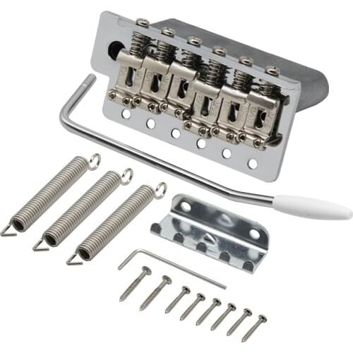 NEW Vintage ST Guitar Bridge Tremolo Bridge Complete Kit Chrome