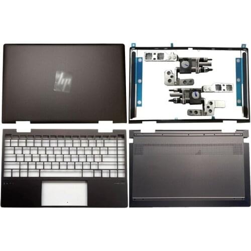 NEW Laptop LCD Back Cover/Front Bezel/Hinges/Palmrest/Bottom Case For HP ENVY X360 13-AY TPN-C147 Computer Case L94498-001