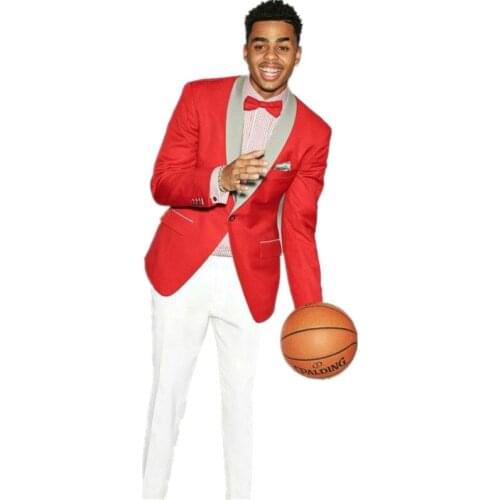 New Arrival One Button Groomsmen Shawl Lapel Groom Tuxedos Men Suits Wedding/Prom Best Blazer ( Jacket+Pants+Tie) D145