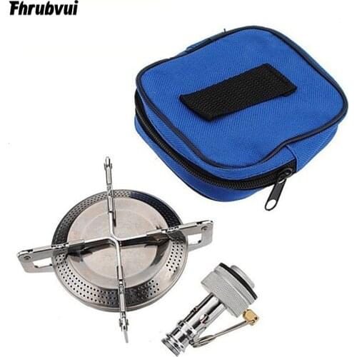 Poratable folding outdoor stove cookware gas camping stove for hiking picnic BBQ gas stove tank cooker furnace end