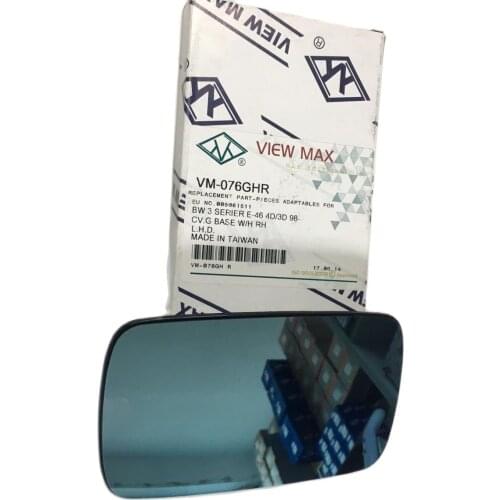 VİEW MAX - Door Mirror Glass - Right (for BMW:E46) (OEM No:51168250441)