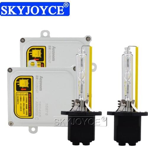 SKYJOYCE 1 Set Aozoom 55W Fast Bright Ballast Xenon Kit AC 12V 5500K High Bright H11 H3 9005 9006 9012 D2H Car Headlight Kit