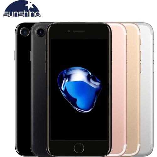 Unlocked Original Apple iPhone 7 Quad-core Mobile phone 12.0MP camera 32G/128G/256G Rom IOS Fingerprint touch ID phone