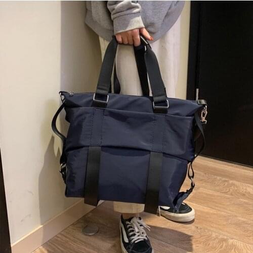 Casual Large Capacity Women Handbags Nylon Travel Totes Bag Zipper Ladies Shoulder Bag Female Big Shopper Bags Torebki Damskie