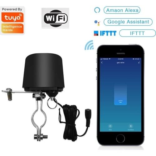 WIFI Smart Switch for Water Valve and Gas Valve Tuya App Remote Control Home Automation System work with Alexa Google Home Alexa