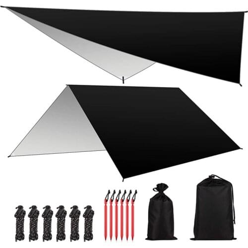 Hammock Rain Fly Waterproof Tent Tarp,Awnings,UV Protection Waterproof,Lightweight for Camping,Backpacking and Outdoor Adventure