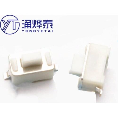 YYT 100PCS 3*6*5 pin SMD chip switch button switch 3*6*5MM car remote control switch