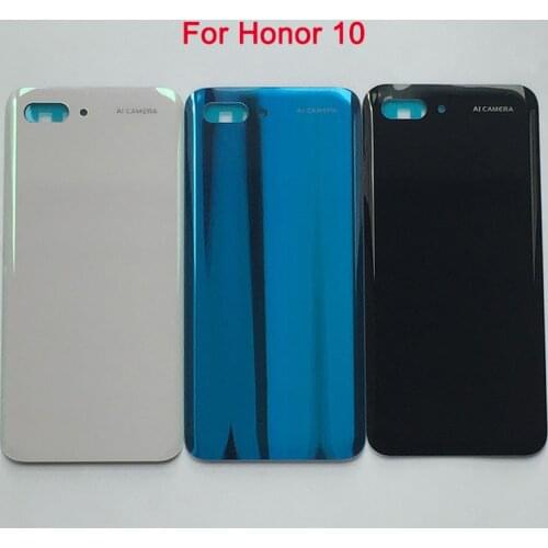 Back Battery Cover For Huawei Honor 10 Rear Door 3D Housing Case with Adhesive For Honor 10 Glass Back Cover