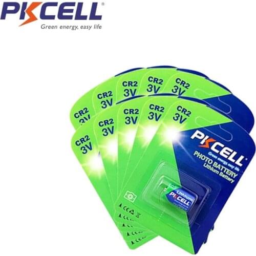 10Pcs 10Card CR2 CR15H270 3V 850mAh single use Li-MnO2 Battery For medical equipment electronic meter