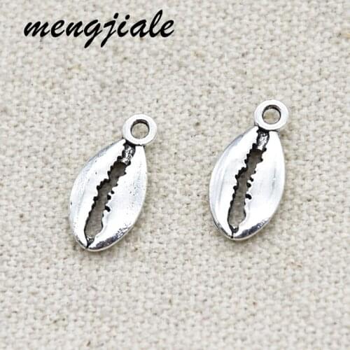 28pcs Hot Sell Vintage Metal Bohemian Cowrie Conch Shells Charms Pendants For DIY Making Alloy Handmade Finding Jewelry