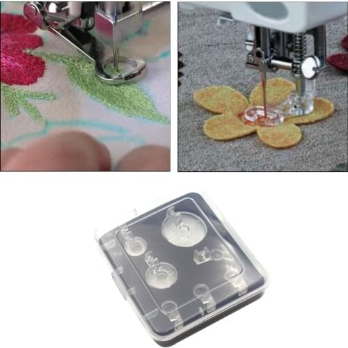 8Pcs Ruler Foot Presser Feet Quilting Foot for Home Domestic Sewing Machines