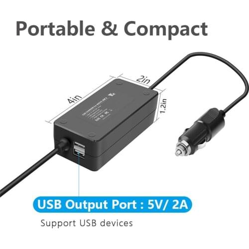 3 In 1 Battery Car Charger USB Charging Controller Phone Hub for DJI Air 2S/DJI Mavic Air 2 Drone Charger for Remote control