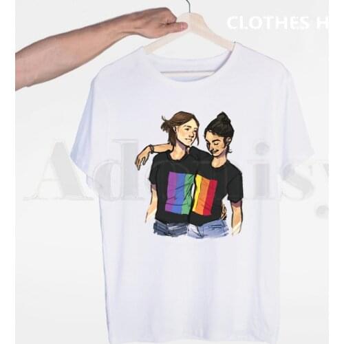 The Last Of Us Part II 2 Firefly Light Joel Ellie Men T Shirt O-neck Casual Summer T-shirt Man Woman Tees Tops