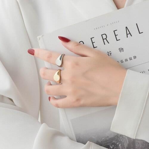 Shamir Geometric Circular Fashion Handmade Jewelry Ring For Women Married Couples 17 mm Size is Adjustable