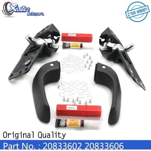 XUAN Car Interior Door Handle Repair Kit Inside Left Right Pair 20833602 20833606 for Chevy Silverado GMC Sierra 1500 2500 07-14