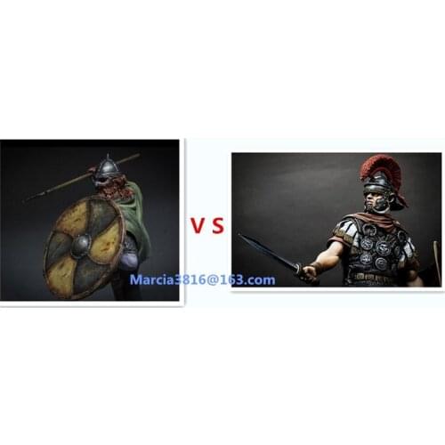 1/10 Scale The Vikings and Roman Soldiers Historical Figure Resin Bust Model Kit Free Shipping