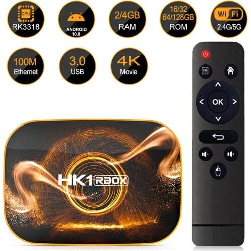 For Indoor Home 1pc 2GB+16GB Android 10.0 Smart Media Network Player 2.4/5Ghz Dual Band Wi-Fi Set Top TV Box Mayitr