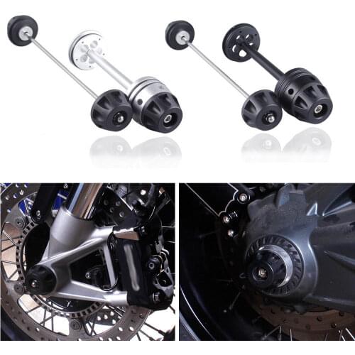 Motorcycle RNINET 2014 2015 Front Rear Refit Wheel Fork Axle Crash Sliders Cap for 2013-2016 BMW R NINE T R NINET