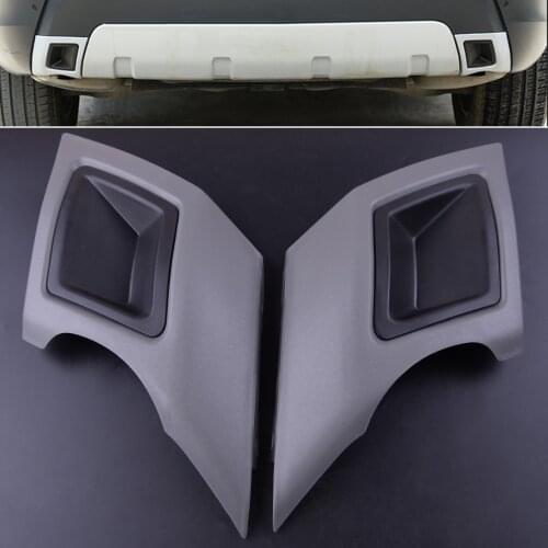 Beler NEW 2Pcs ABS Tail Exhaust Cover Trim Fit for Land Rover Discovery 5 LR5 L462 SSE HSE 2017 2018