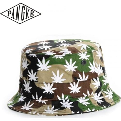 PANGKB BEST BUDZ Bucket Hat for men women bucket cap fashion autumn camouflage bob hat hip hop gorros fishing fisherman hat