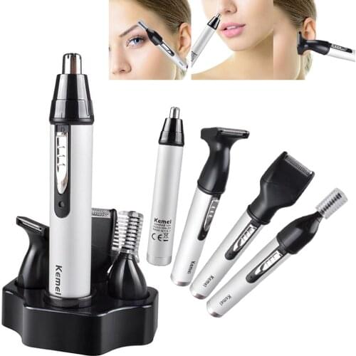 Rechargeable 4 In 1 Hair Beard Eyebrow Ear Nose Shaver Trimmer Electric Kits