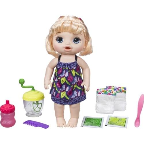 Hasbro Baby Alive Vinyl Doll Drinking Pee Cute Babies Reborn Silicone Girl Gift Pretend Interactive Toys