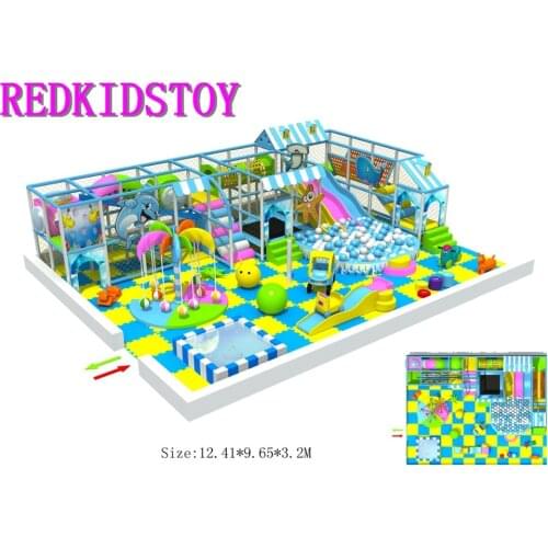 EU Standard Exported to Russia Ocean Themed Indoor Equipment With Electric Palm Tree&Water Bed HZ-170608