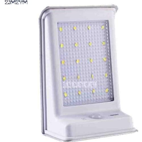 ZJMZYM New yTM-010 Solar Lights Waterproof LED Human Body Sensor Wall Lamp High Quality Outdoor Sound Control Garden Wall Lights