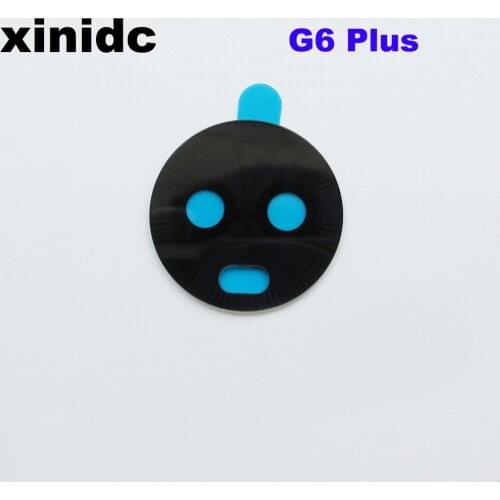 Xinidc 10pcs For Motorola Moto G6 Plus Back Rear Camera Glass Lens with Adhesive Sticker Free Shipping