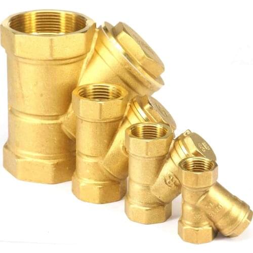 1/4"-2" BSPP Female Brass Y Strainer Filter Valve Pressure Washer Jet Air Conditioner