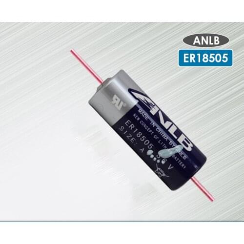 1pcs HOT NEW ANLB 3.6V 4000mah ER18505M ER1850518505 LiSOCI2 PLC control Li-ion batteries with pins
