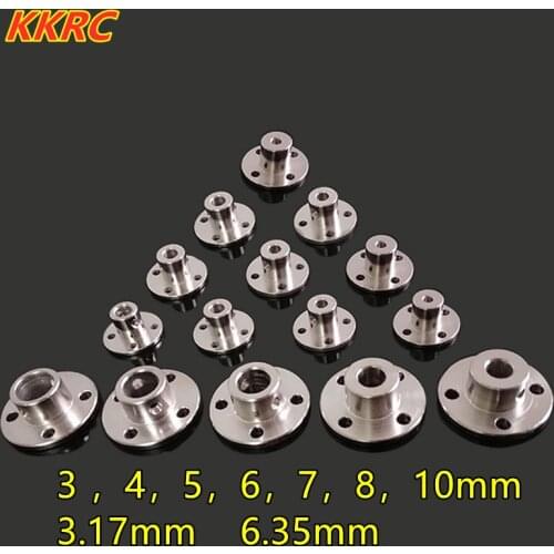 10pcs Rigid Flange Coupling Motor Guide Shaft Coupler Motor Connector