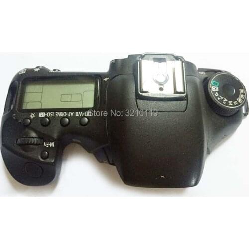 Free shipping 95%New original 7D TOP cover for canon 7D open unit 7D DS126251 SLR Top with key and lcd camera repair part