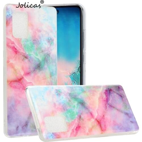 Telephone Cases For para Samsung A21 Glitter Cover Soft TPU Shell sFor Celular Samsung Galaxy telefon A41 A51 A71 A11 5G A31 A01