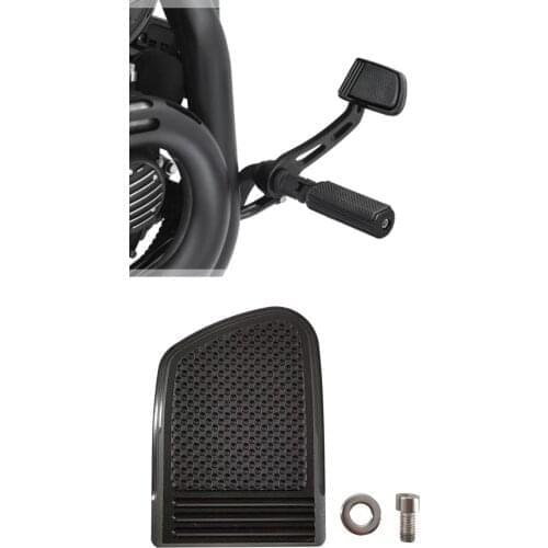 Motorcycle Brake Pad Pedal Case Black for Harley Street 500 XG500 Dyna Street Fat Bob Low Rider 1993-2015 16 17