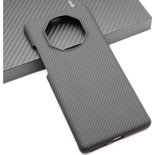 IStore Carbon fiber phone case For HUAWEI Mate40 RS Fine lines Fully enclosed 600D Aramid fiber protective shell
